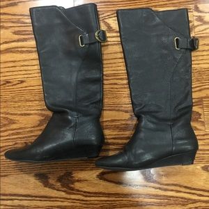 Steve by Steve Madden tall wedge boots “Iden”